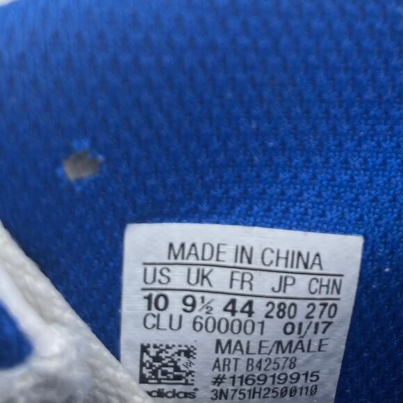 Adidas Freak X Carbon Collegiate Royal Blue White Football Cleats Mens 10 - Picture 7 of 8